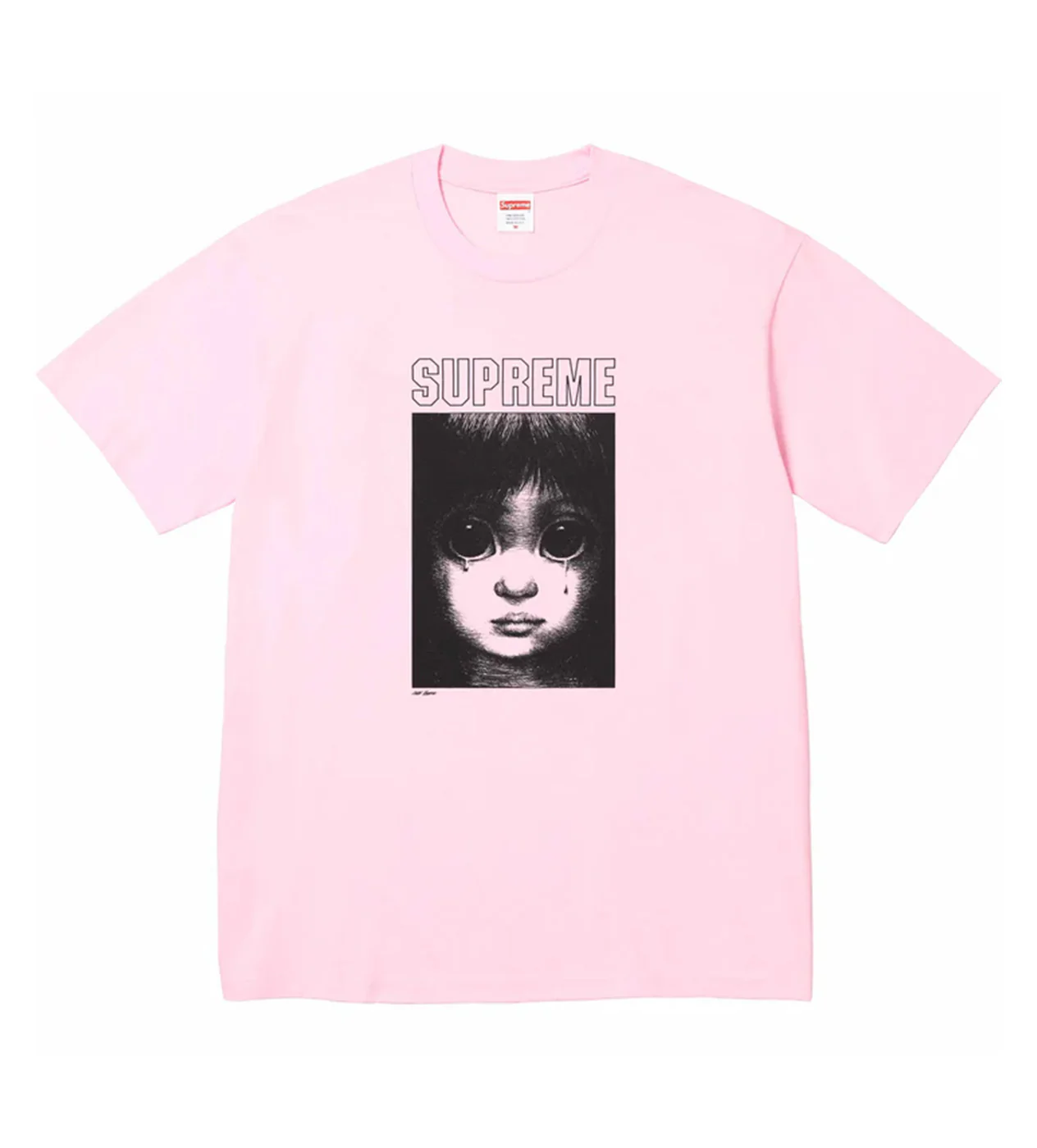 Supreme Margaret Keene Teardrop Tee Pink