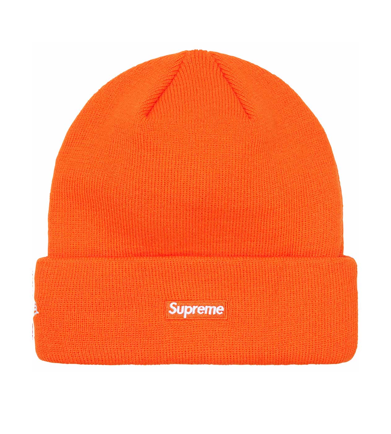 Supreme New Era Script Beanie Orange - Image 2