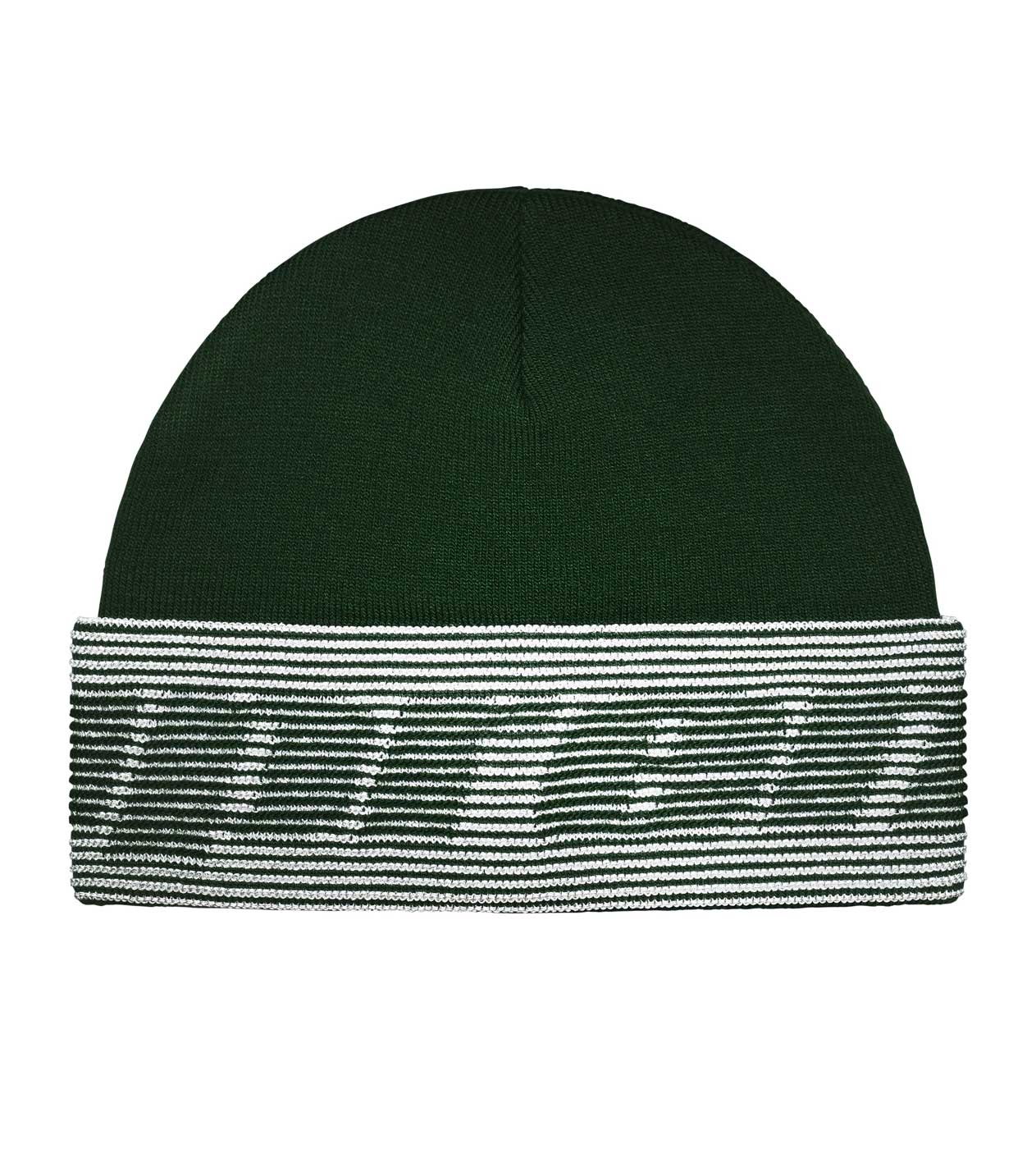 Supreme Reflective Jacquard Cuff Beanie Green - Image 2