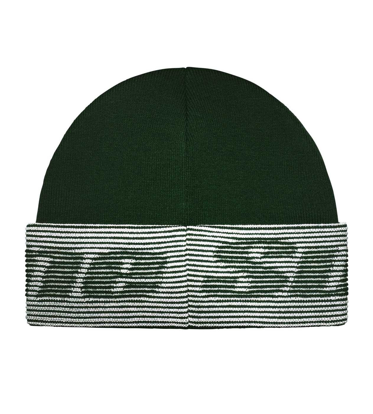 Supreme Reflective Jacquard Cuff Beanie Green - Image 4