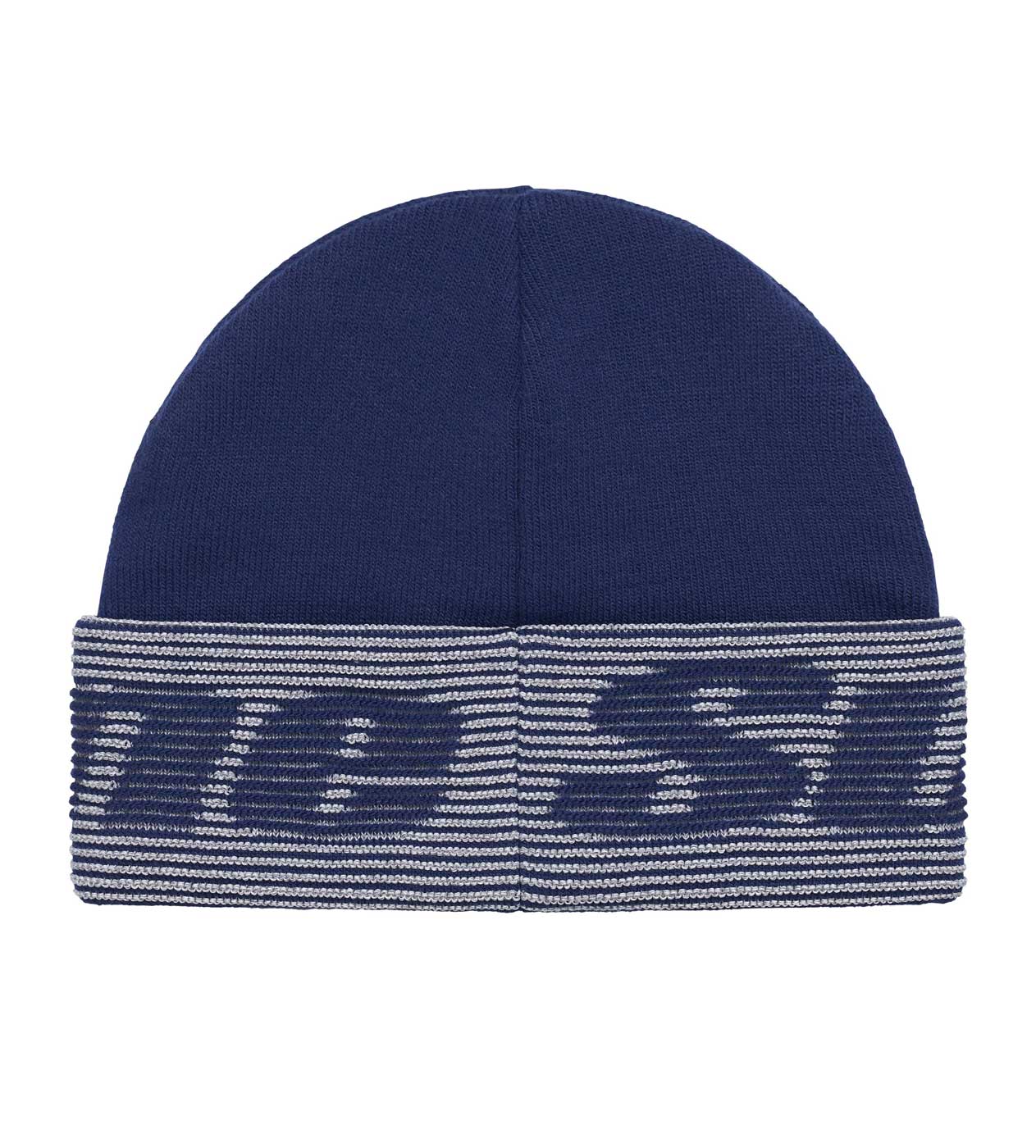 Supreme Reflective Jacquard Cuff Beanie Navy - Image 3