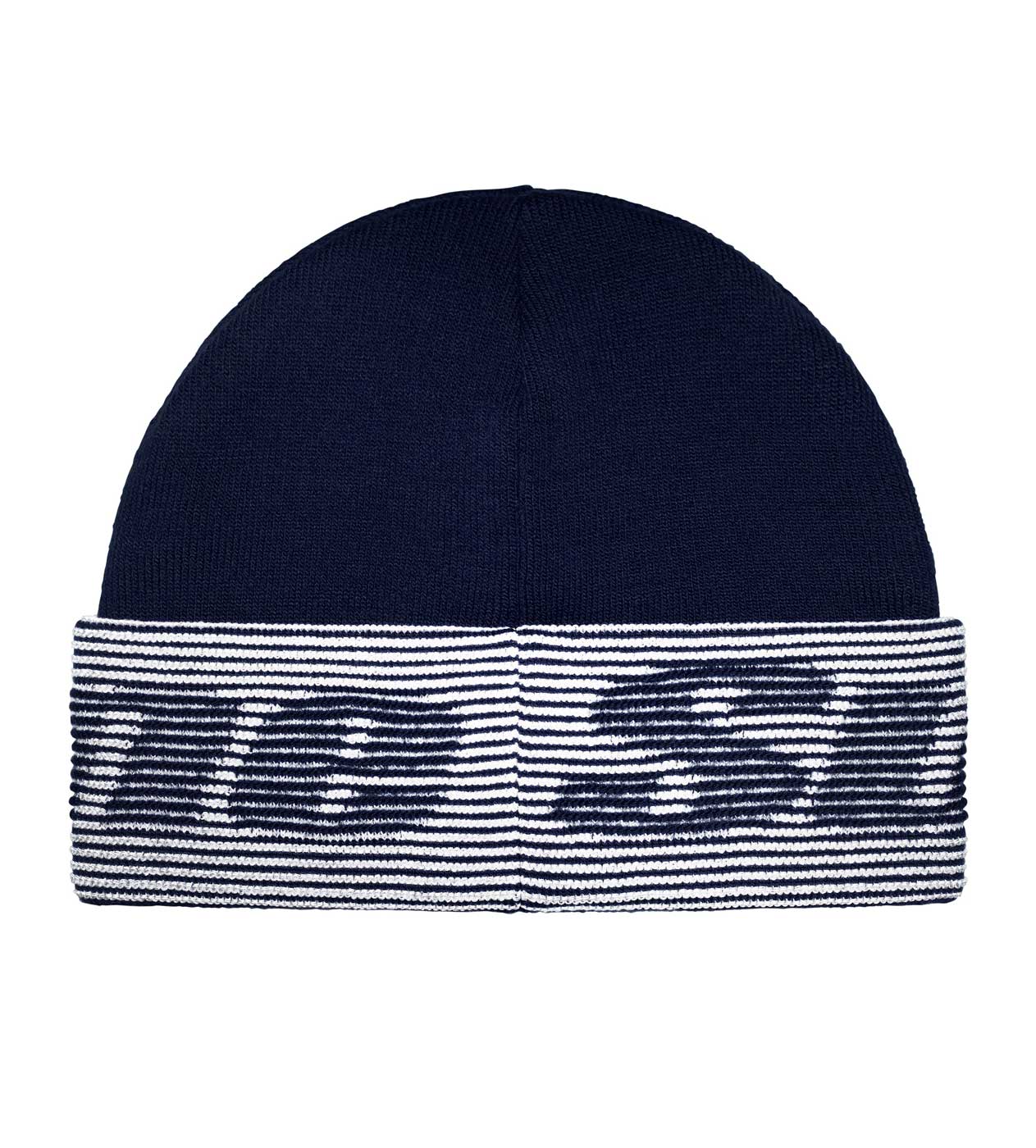 Supreme Reflective Jacquard Cuff Beanie Navy - Image 4