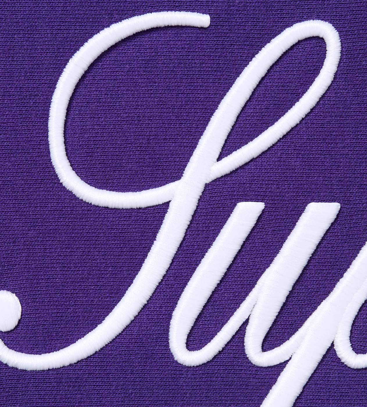 Supreme Script Hoodie Purple - Image 2