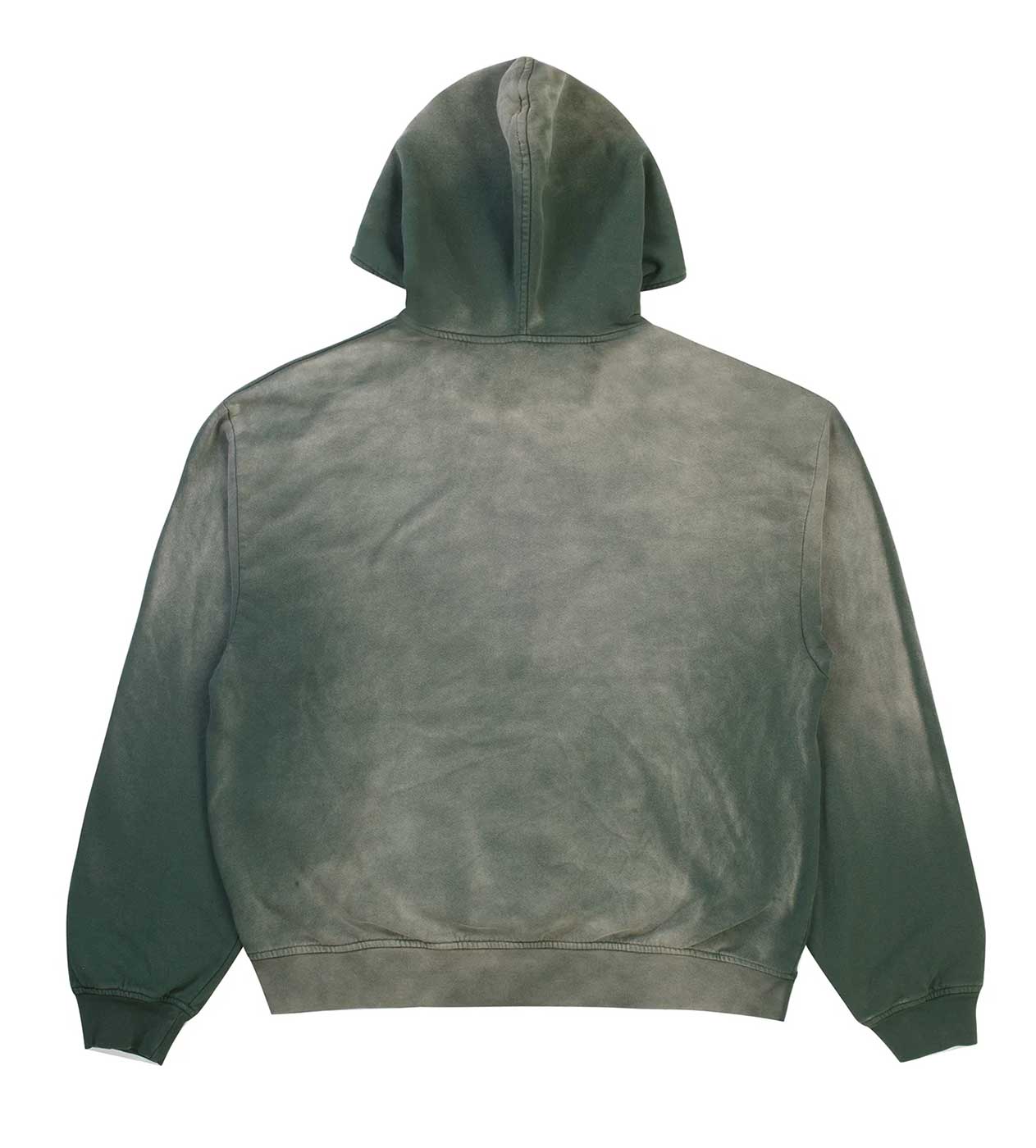 Thirteen Studios Logo Hoodie Faded Green - Image 2