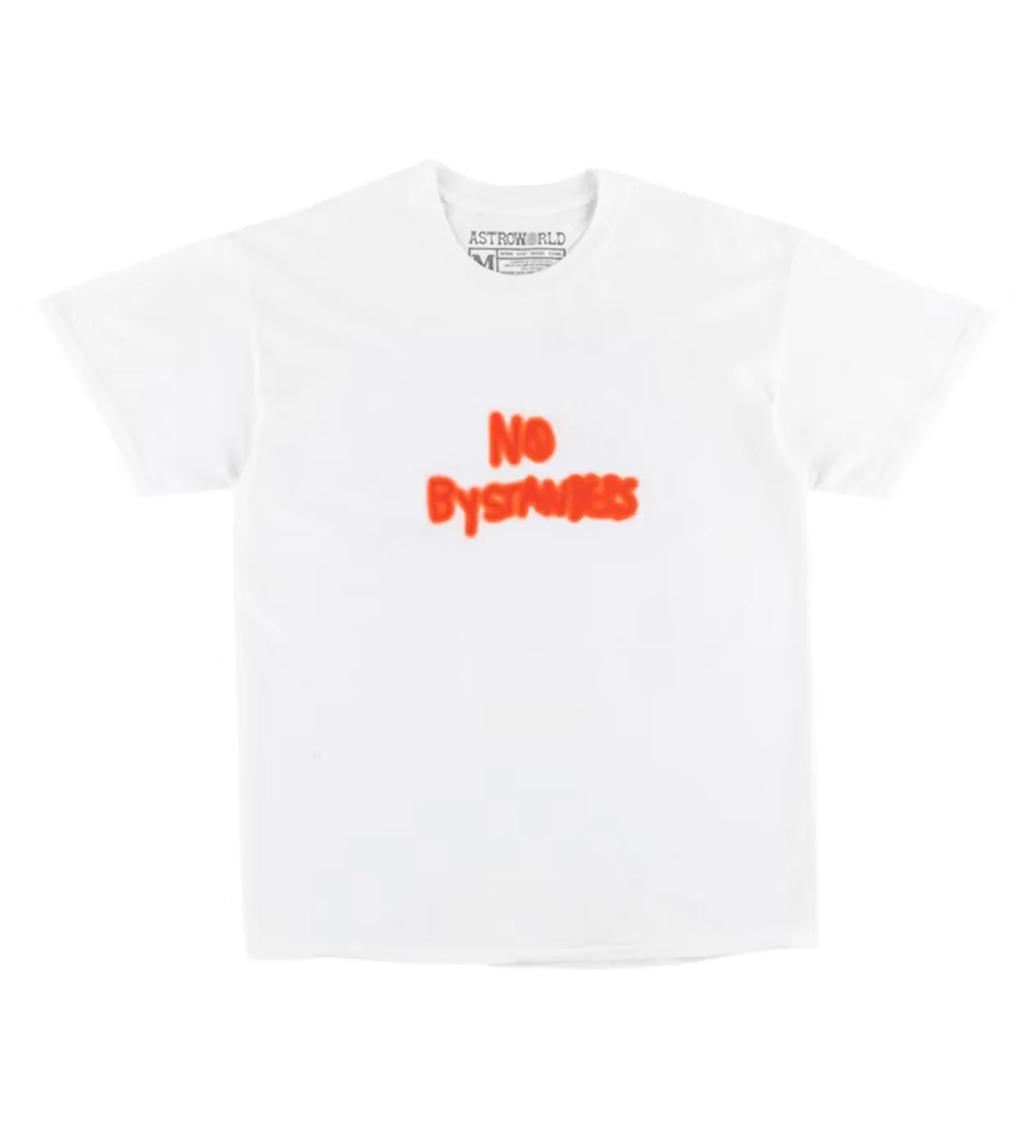 Travis Scott No Bystanders White Tee