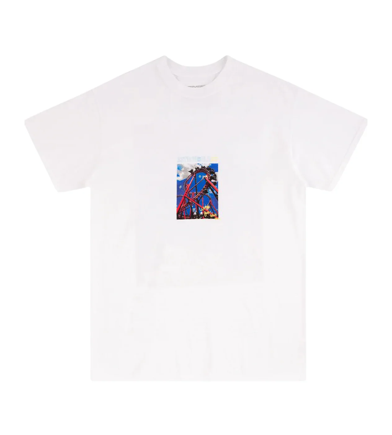 Travis Scott Rollercoaster White Tee