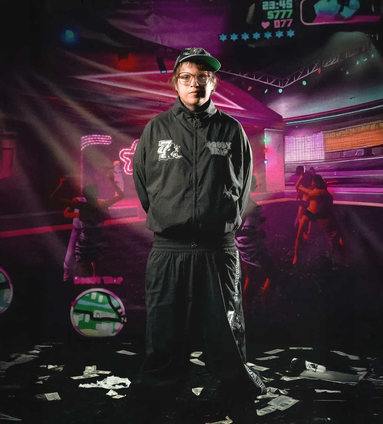 Triple Sevens Trap Nylon Jacket Black - Image 3