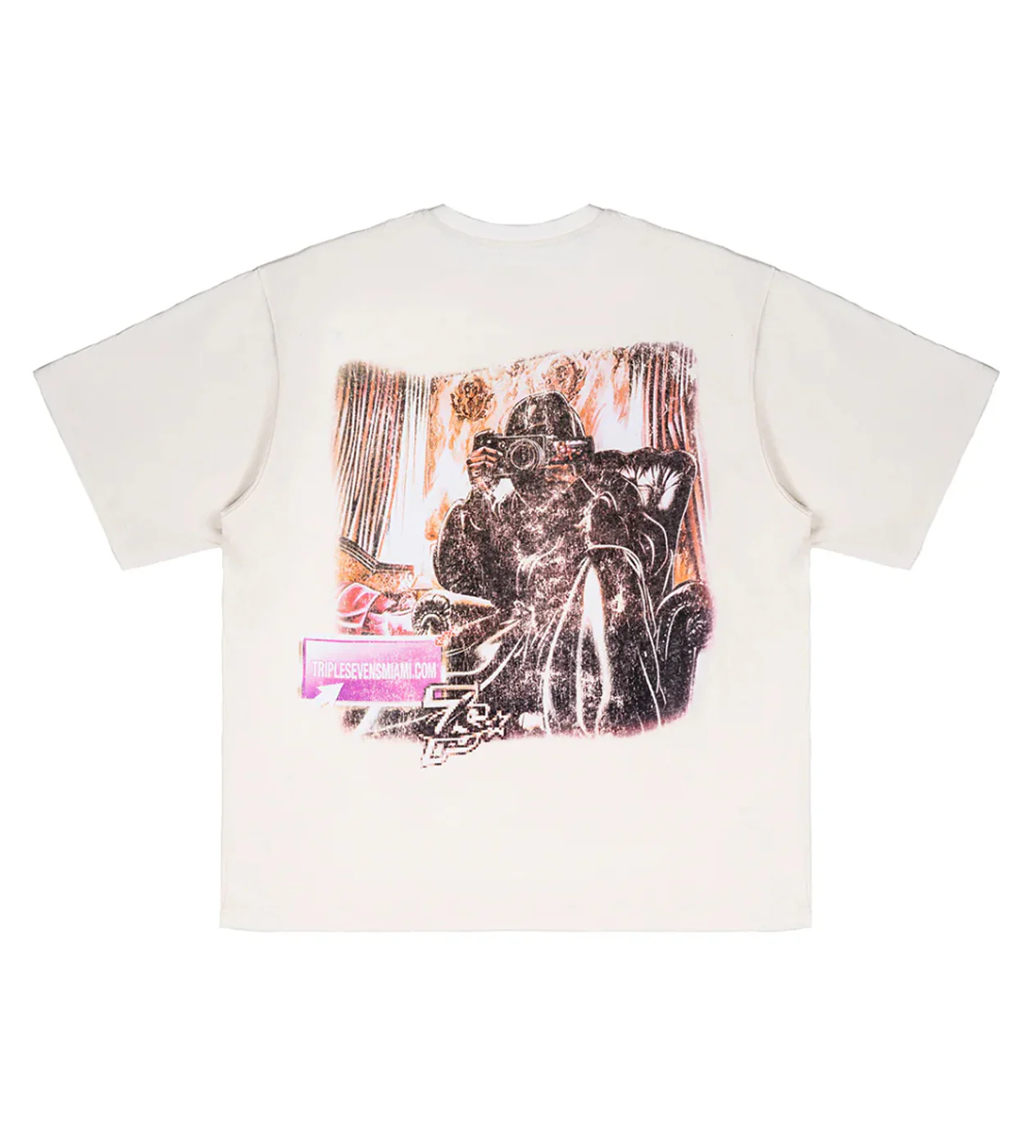Triple Sevens Filmstar Tee White - Image 2