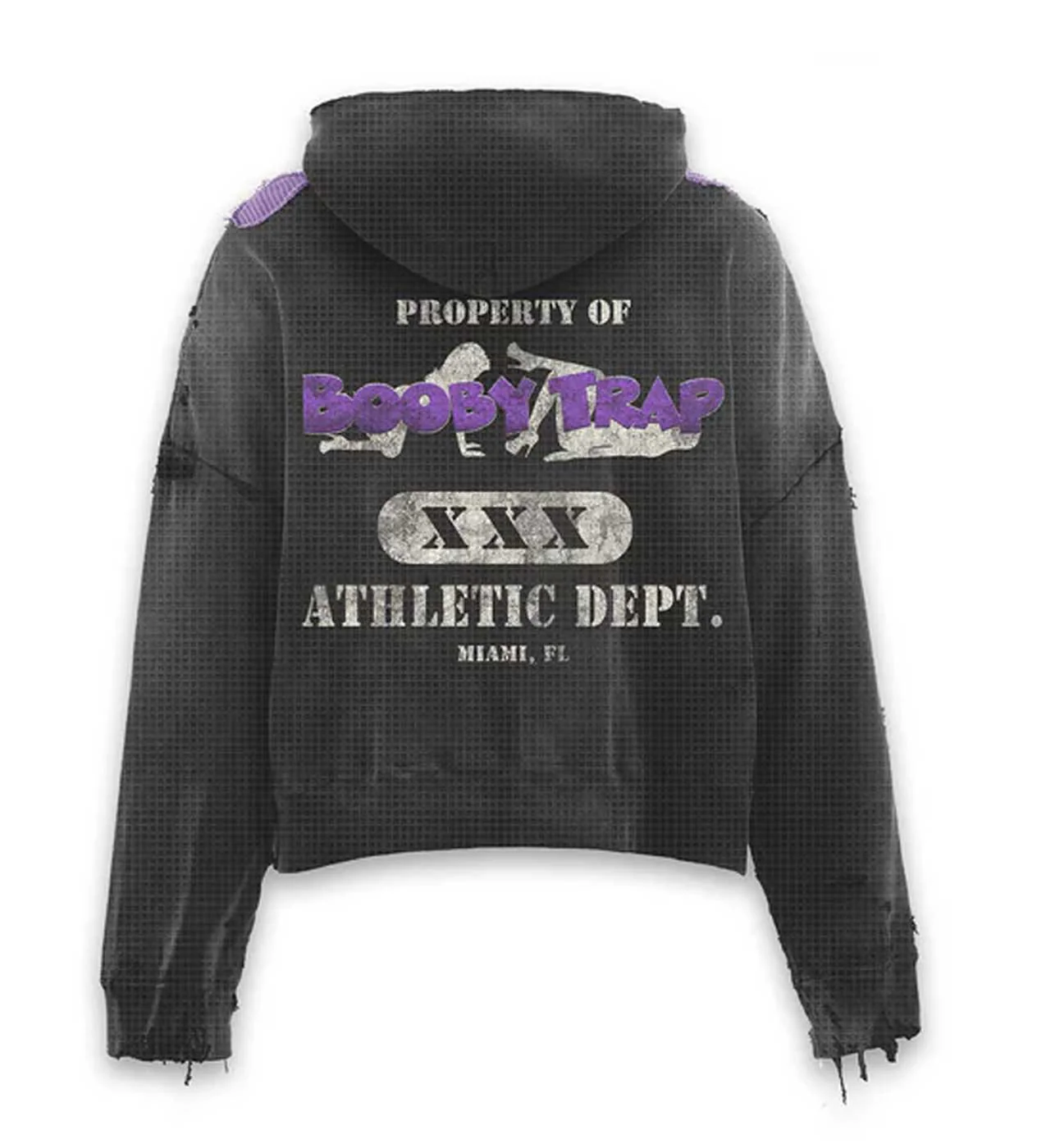 Triple Sevens Trap Reversible Zip Up Hoodie Black - Image 4
