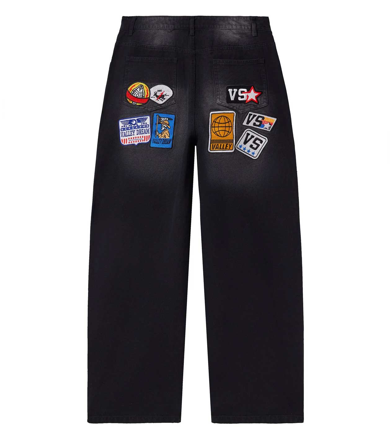 Vale Forever 1980s Painter Denim Pants Black - Image 2