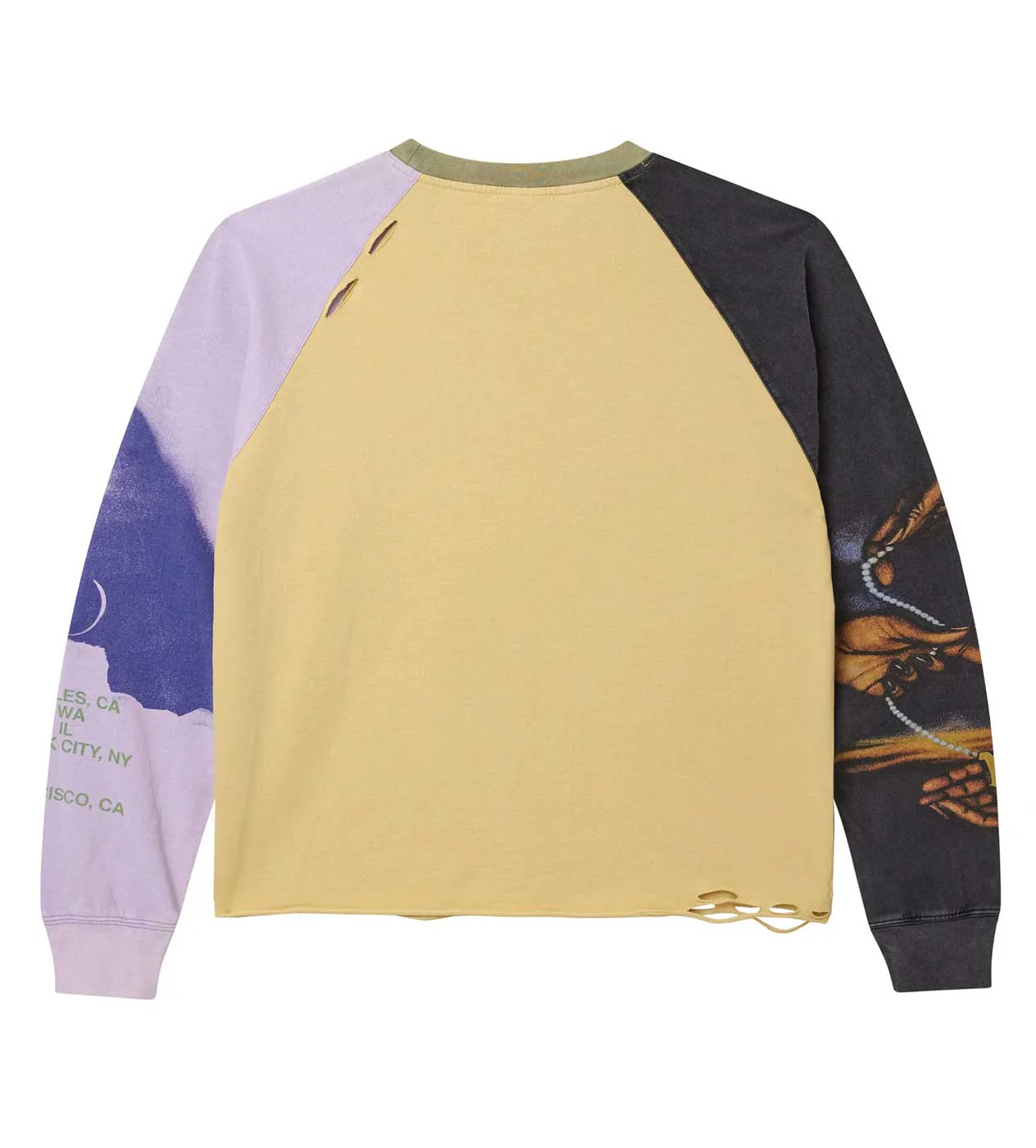 Vale Forever Chambers Chop n Screw L/S Tee Yellow - Image 2