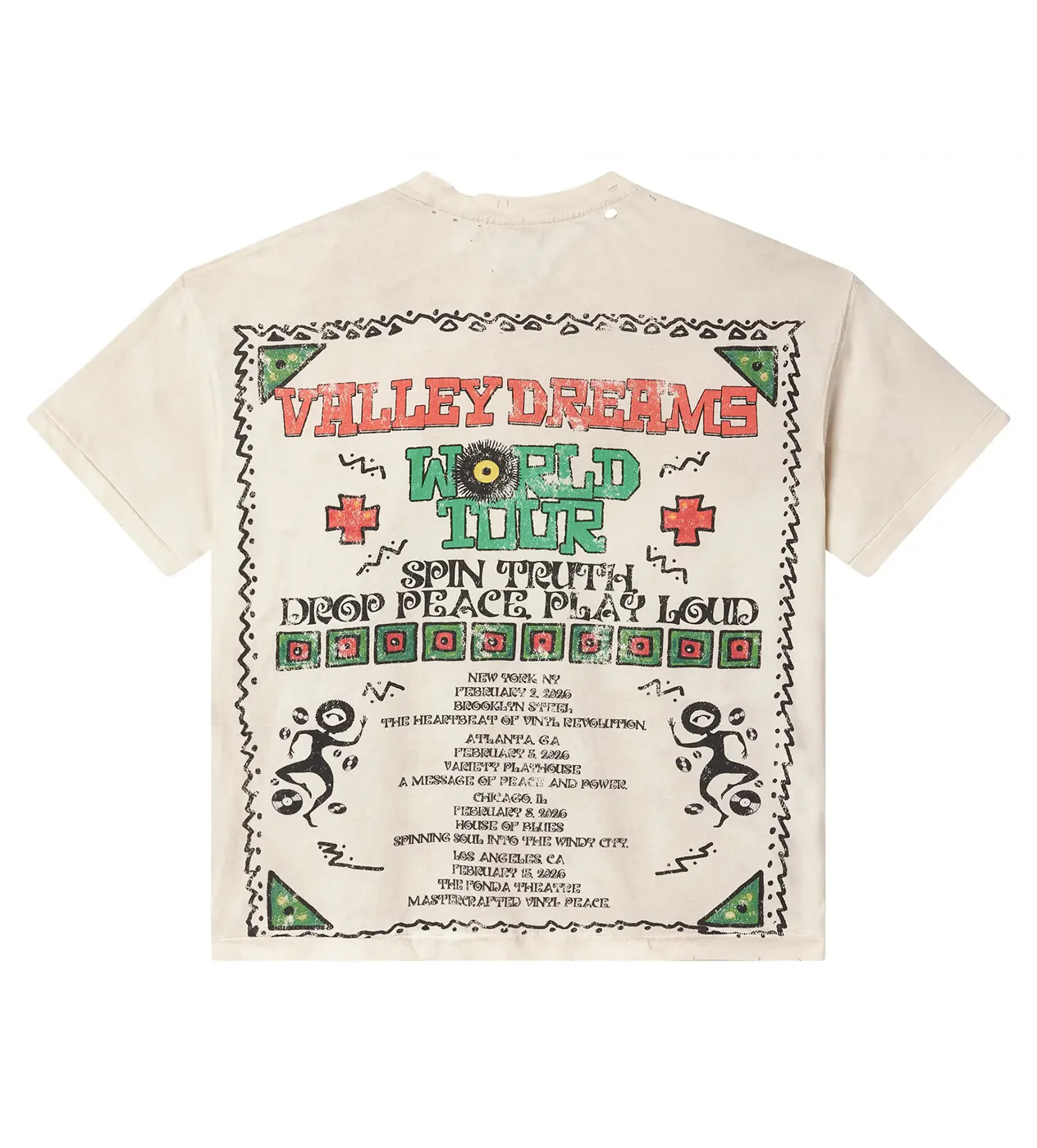Vale Forever Chaos Bling Tee Cream - Image 2