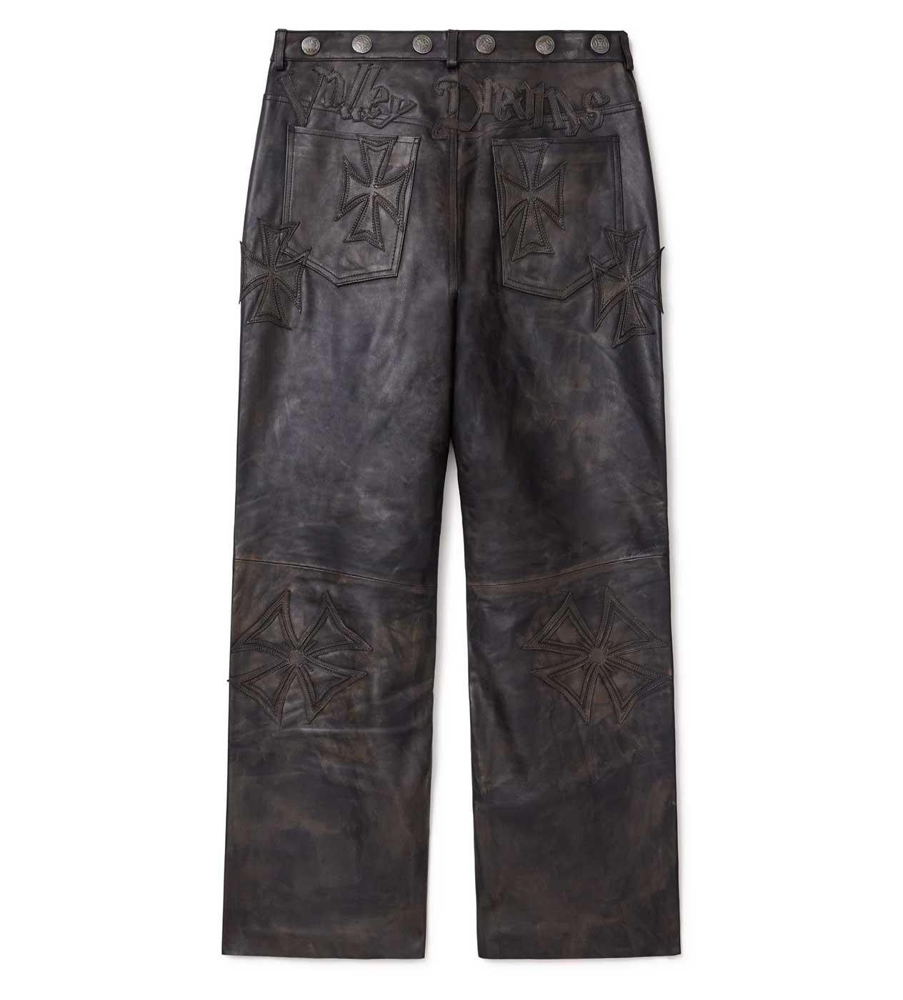 Vale Forever Croxxx Leather Pants Black - Image 2