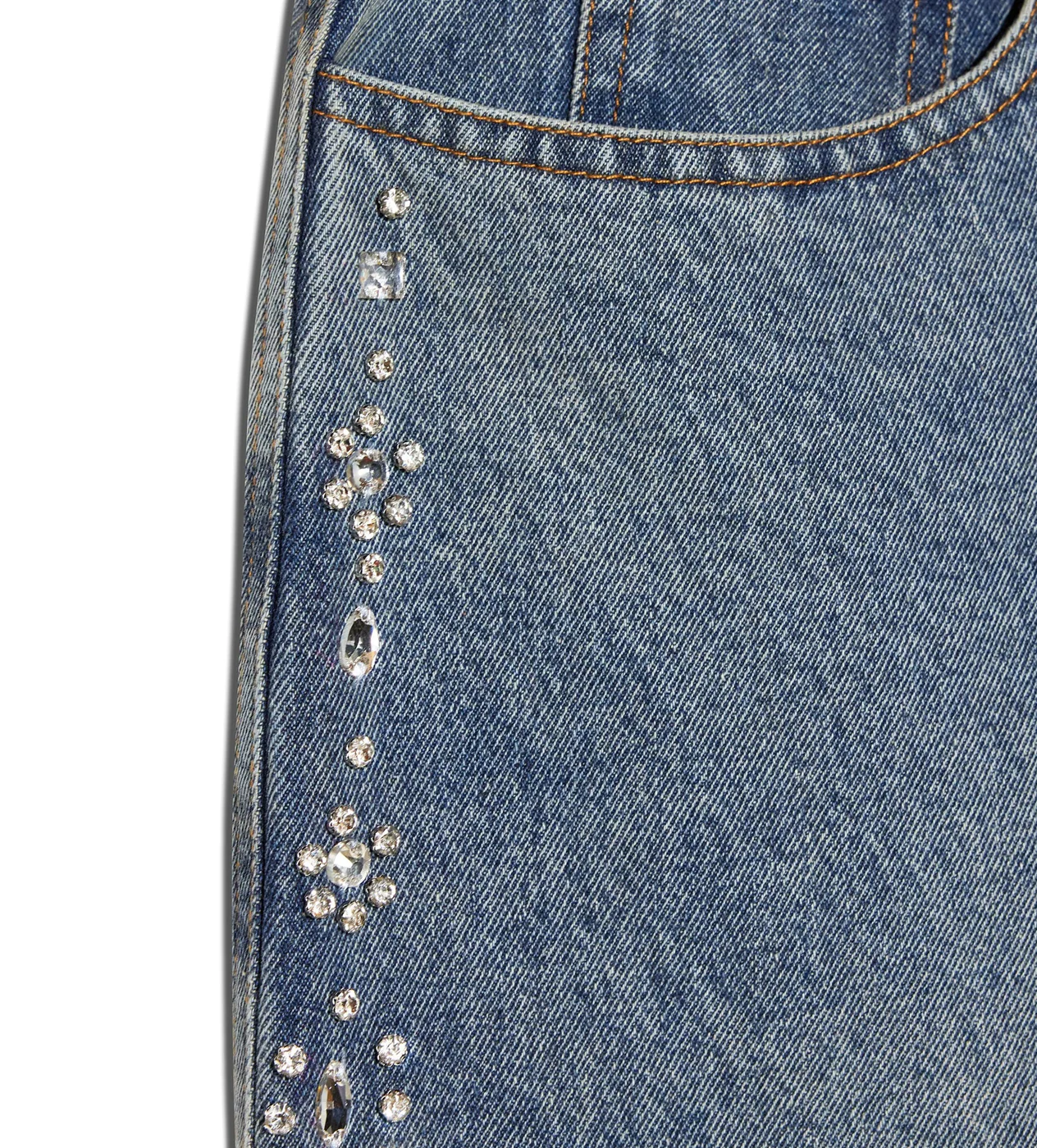 Vale Forever Crystal Jorts Blue - Image 3