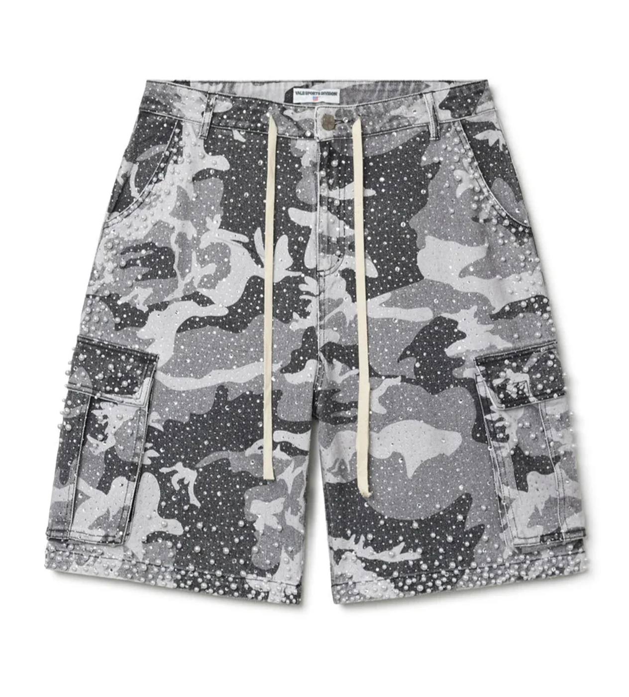 Vale Forever Winter Soulja Crystal Snow Camo Jean Jorts