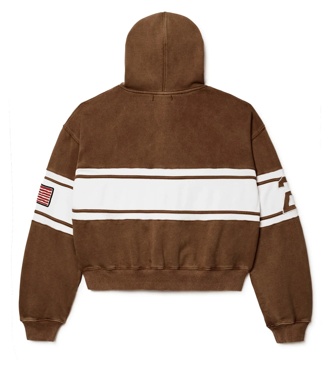 Vale Forever Cursive Zip Up Brown - Image 2