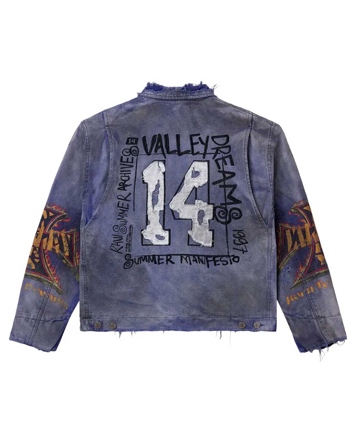 Vale Forever Destruction Work Jacket Purple - Image 2