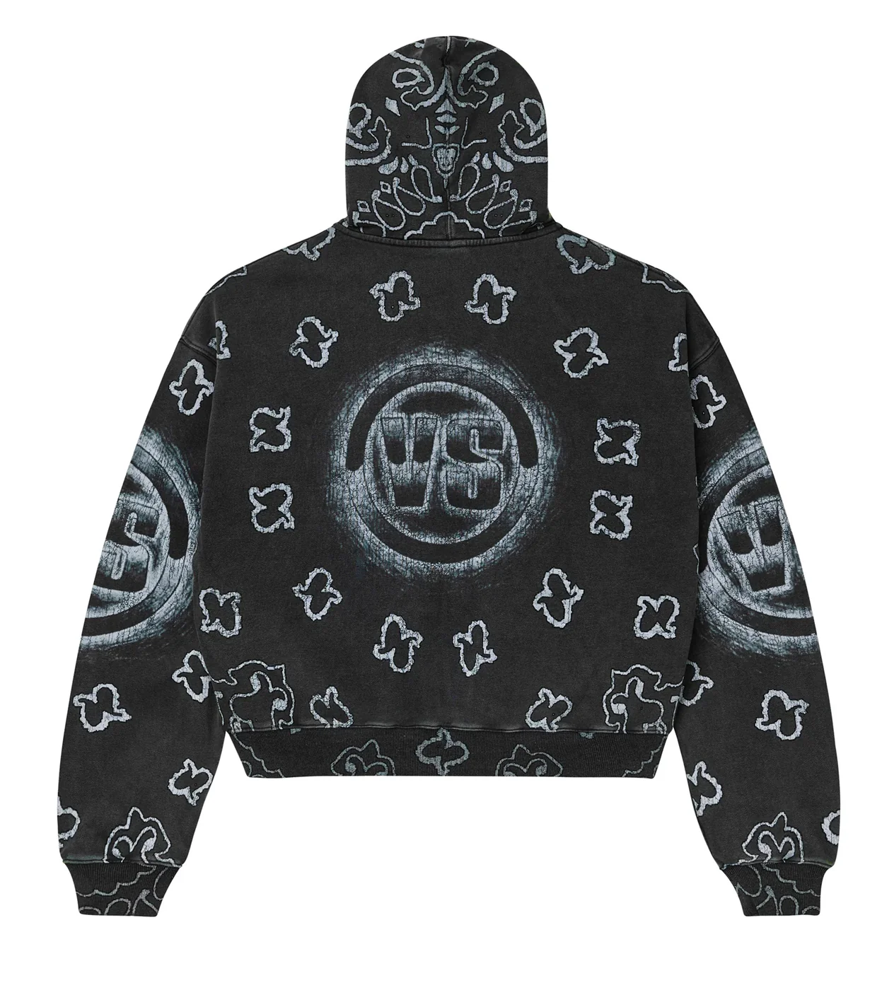 Vale Forever Flag Zip Up Hoodie Black - Image 2