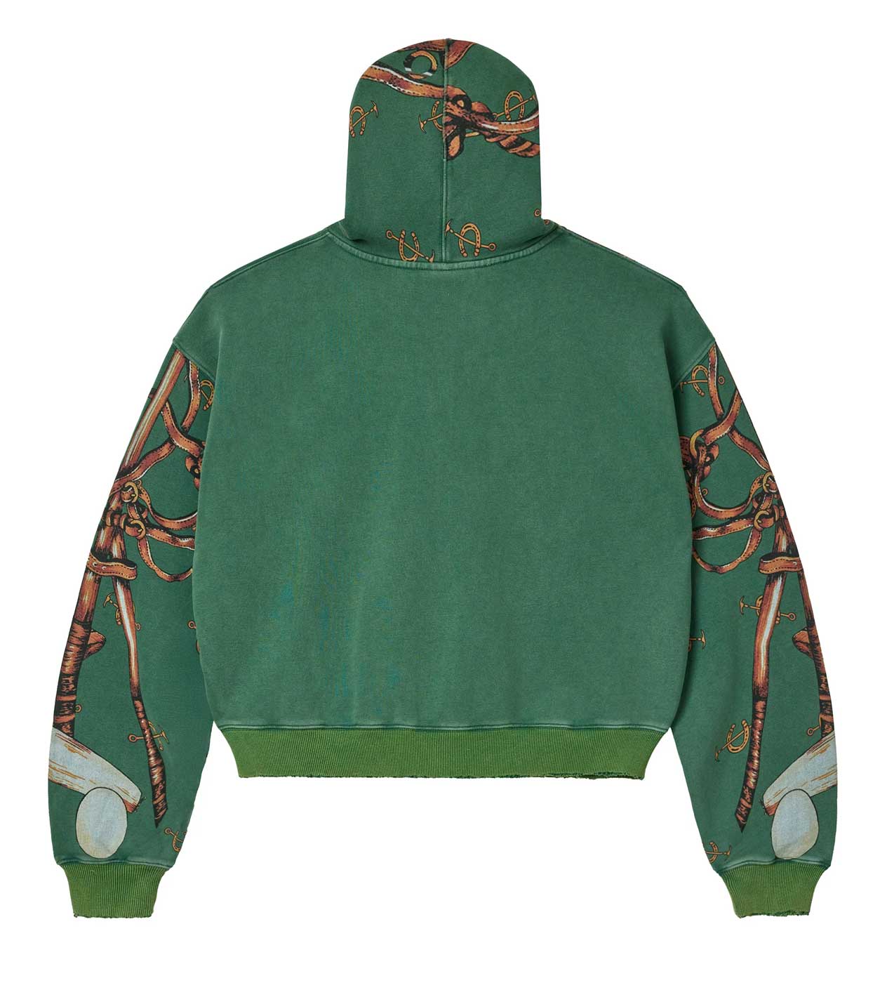 Vale Forever Heritage Zip Up Hoodie Green - Image 2
