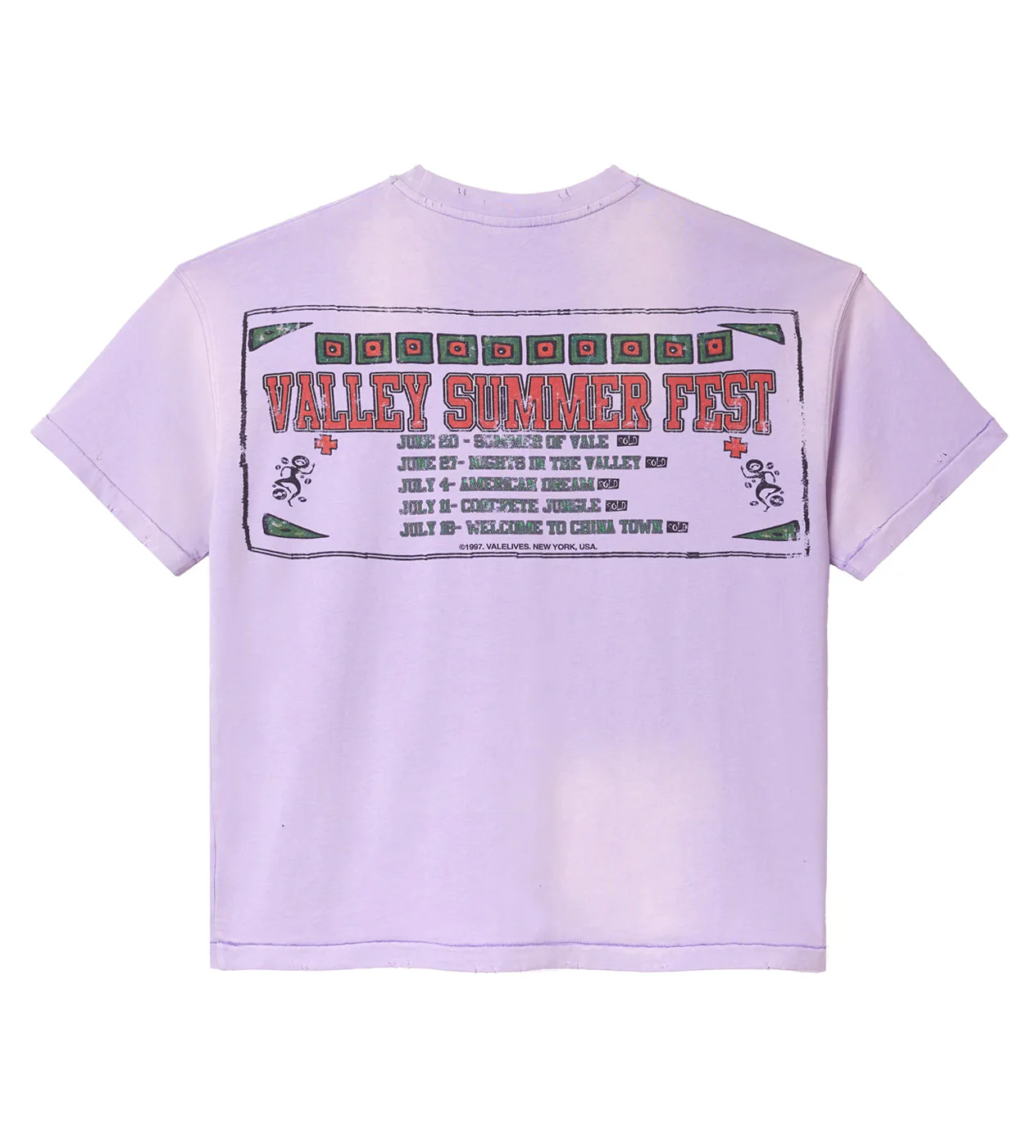 Vale Forever Icon Bling Tee Purple - Image 2