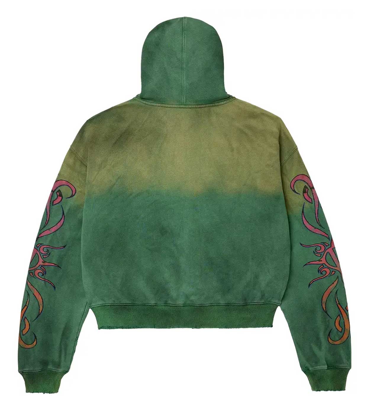 Vale Forever Inferno Zip Up Hoodie Green - Image 2