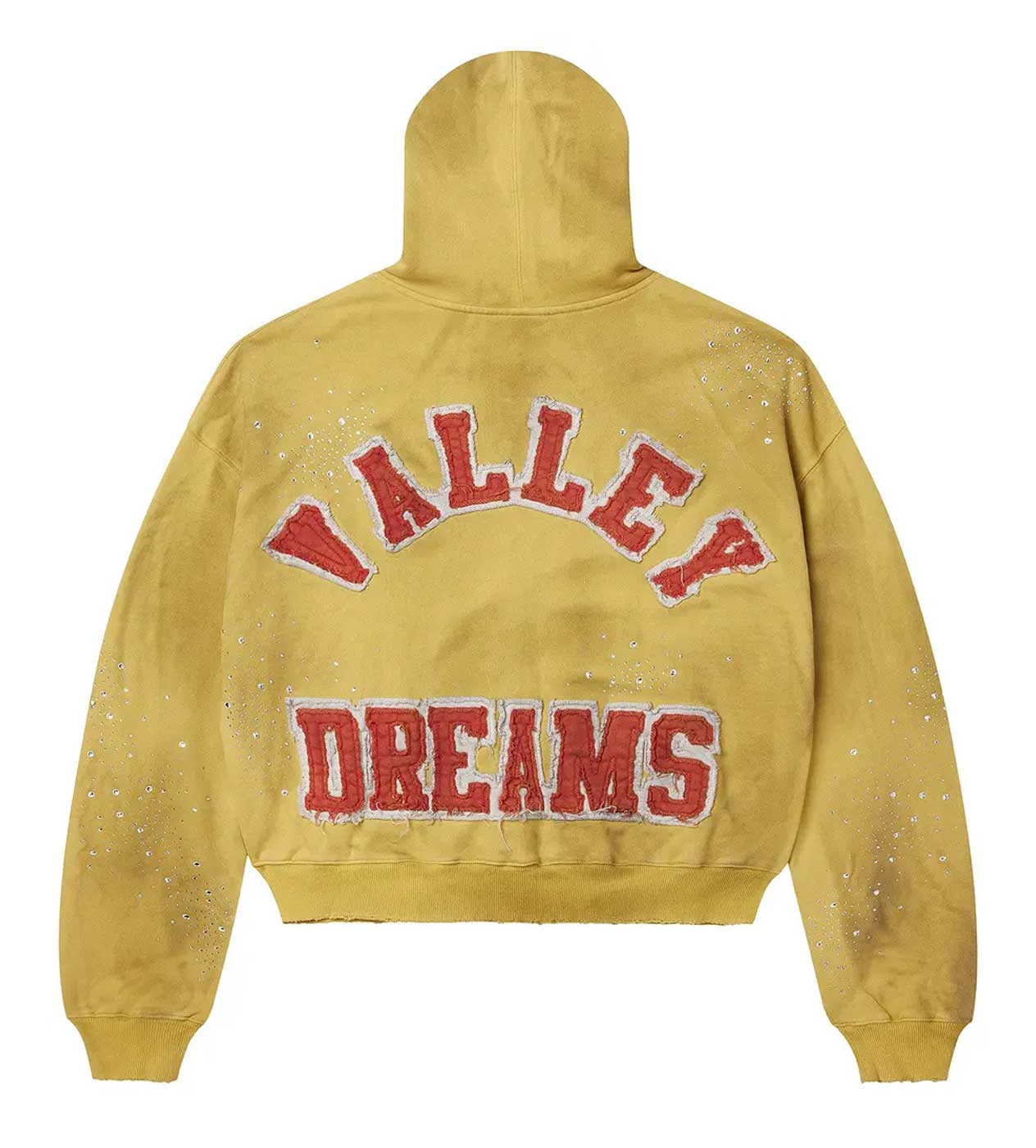 Vale Forever Sun Clustered Zip Up Hoodie Yellow - Image 2