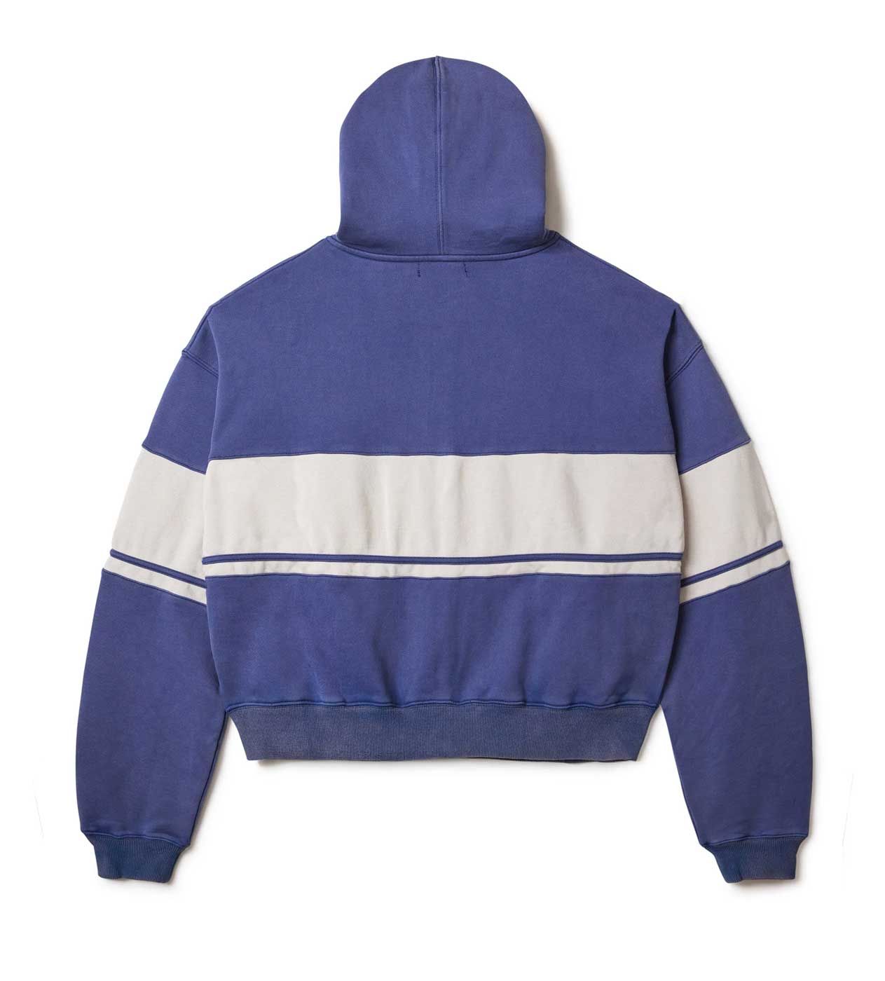 Vale Forever Vale Athletic Zip Up Hoodie Blue - Image 2