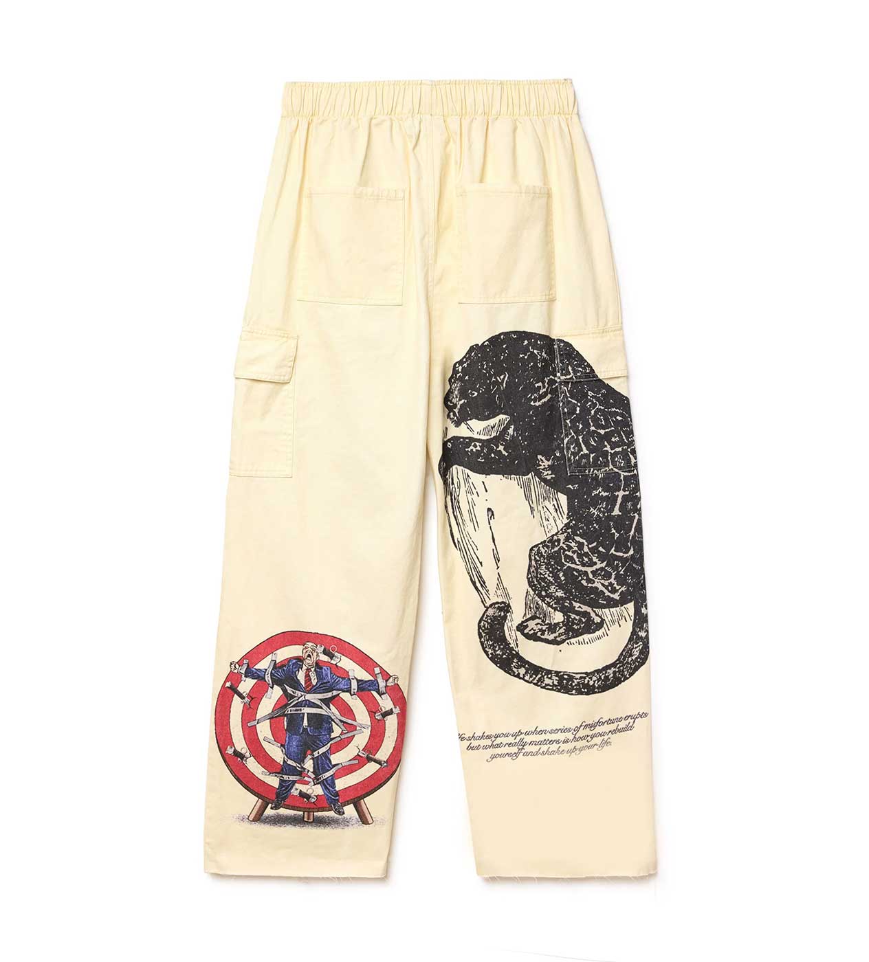 Vale Forever Warzone Parachute Cargos Cream - Image 2