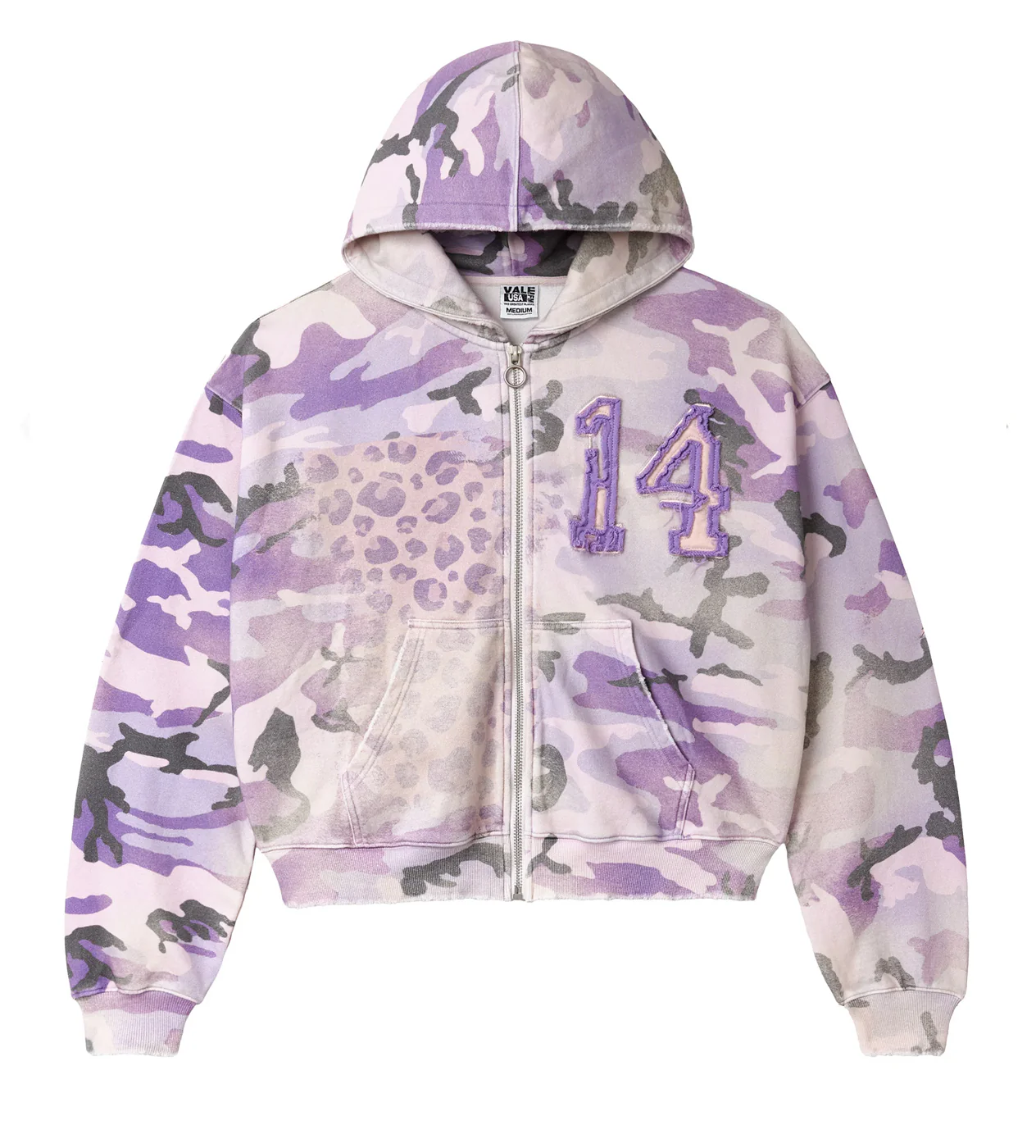 Vale Forever Wayne Zip Up Hoodie Purple
