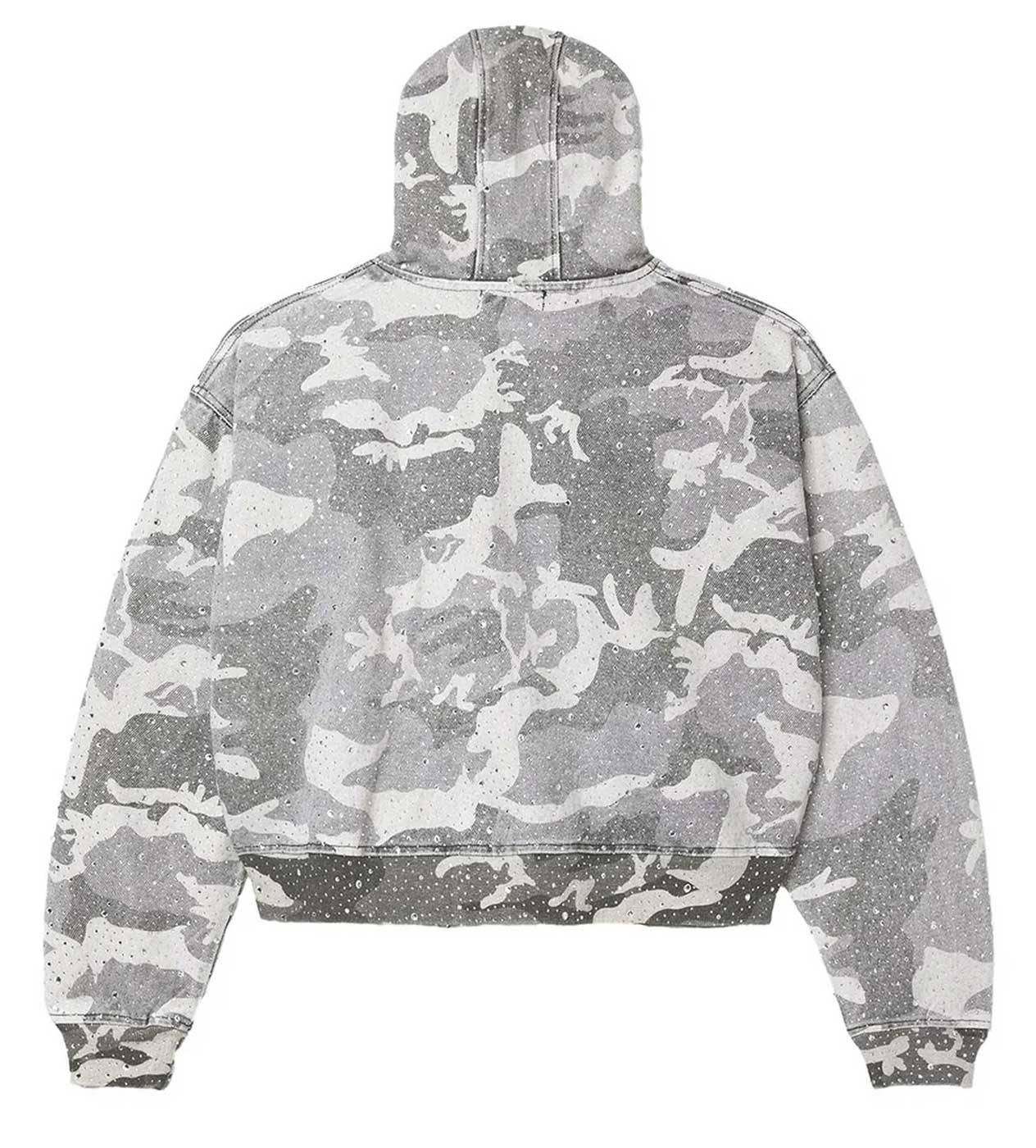 Vale Forever Winter Crystal Camo Work Jacket Grey - Image 2