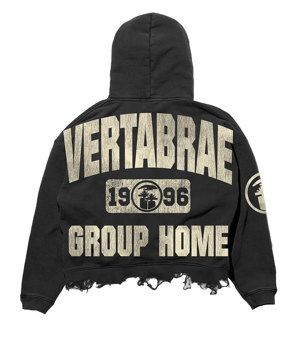 Vertabrae Group Home Hoodie Black - Image 2