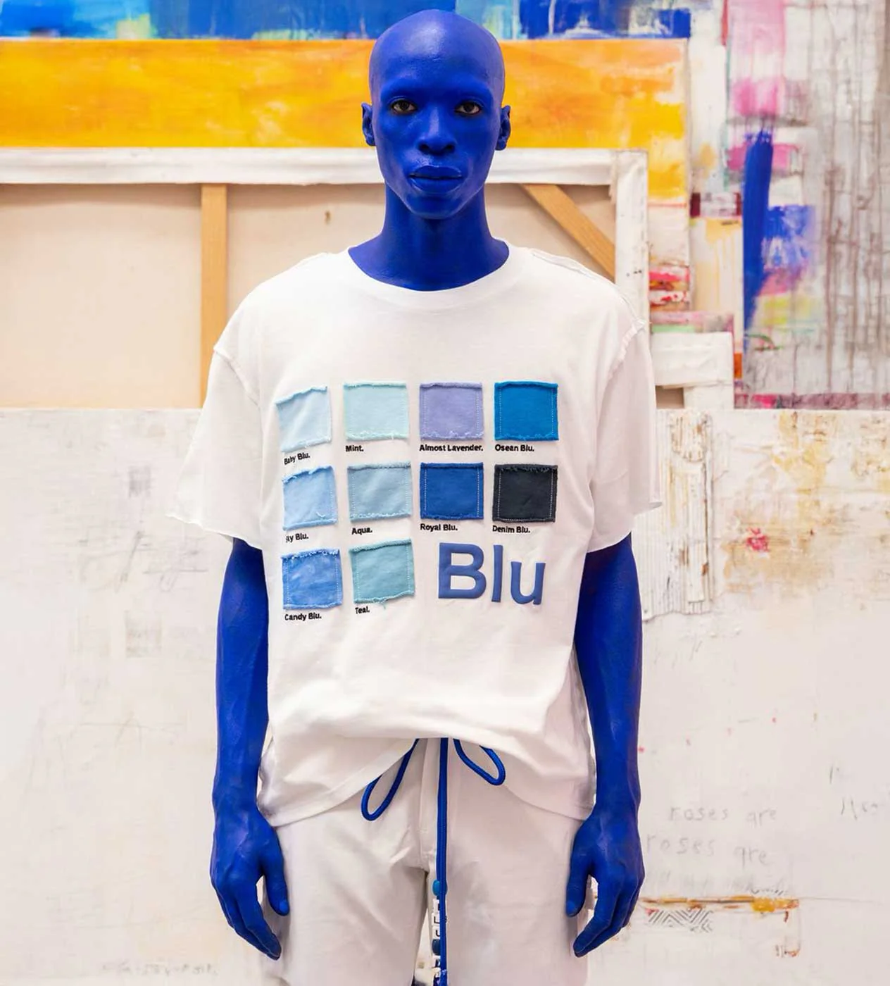 WNTD Blu Color Palette Tee White - Image 3