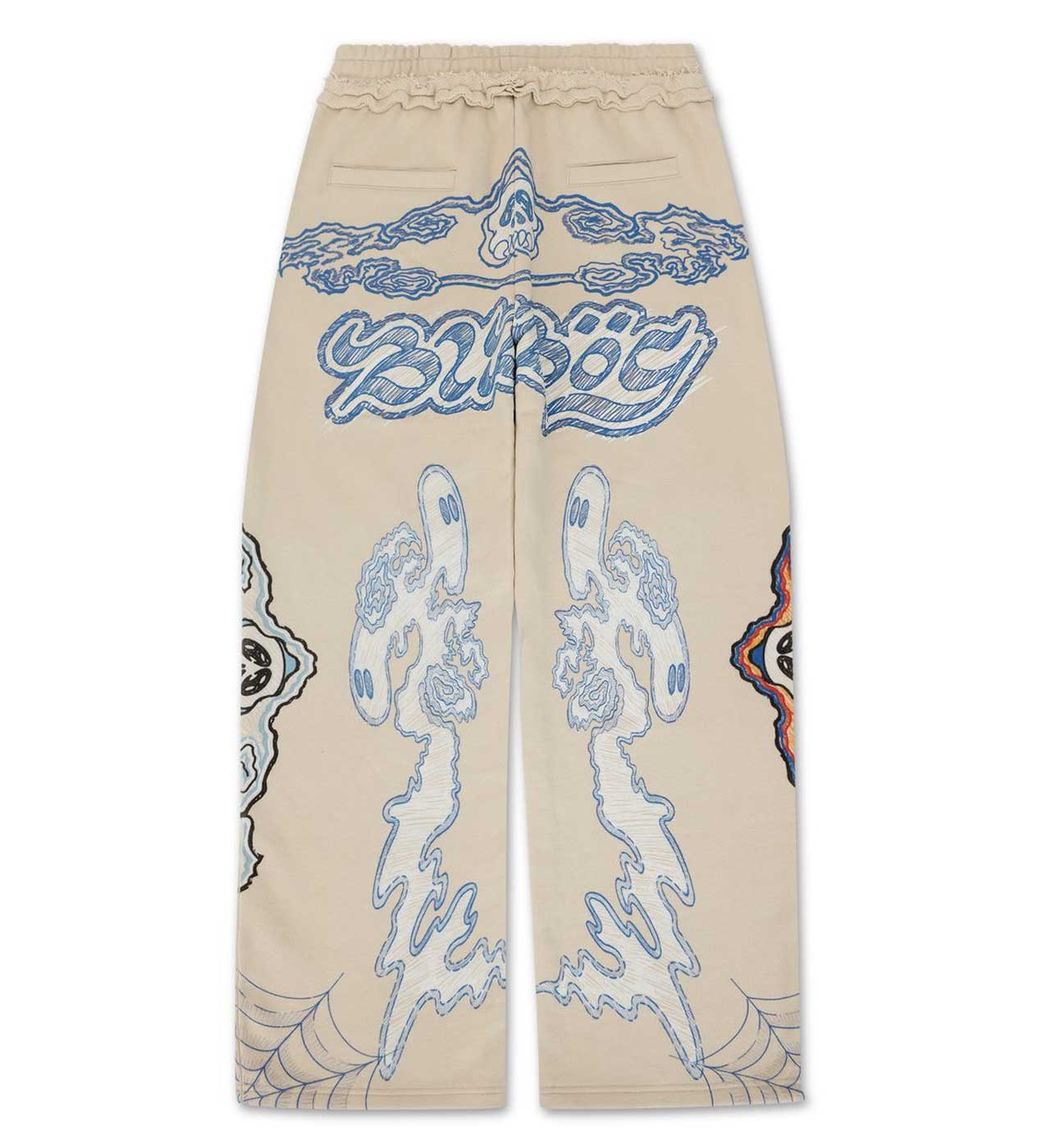 WNTD Sketch Sweatpants Cream - Image 2